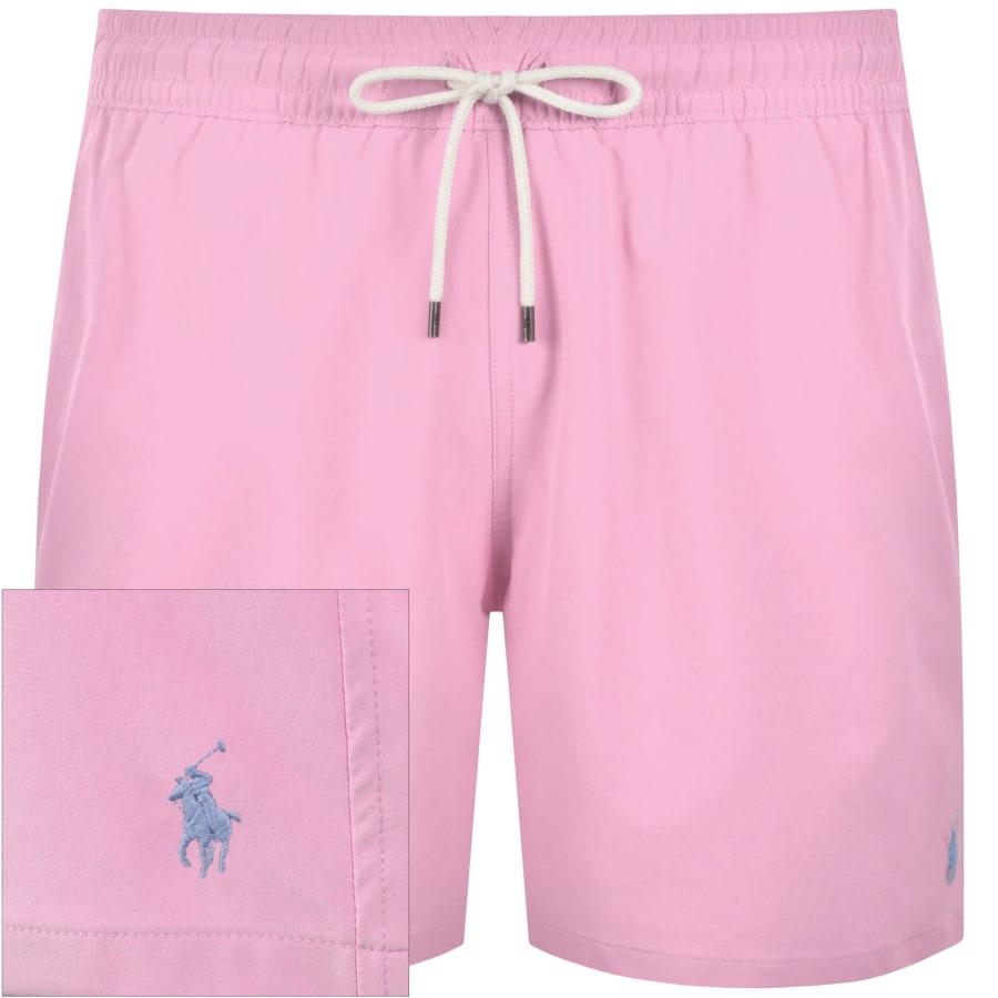 Ralph Lauren Traveller Swim Shorts Pink | Mainline Menswear dk